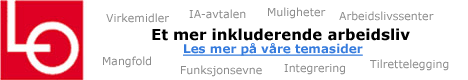 LO - et inkluderende arbeidsliv